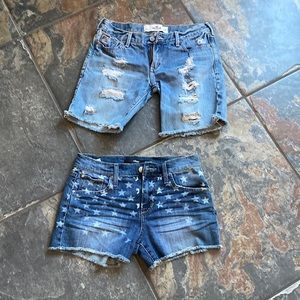 Hollister and else shorts